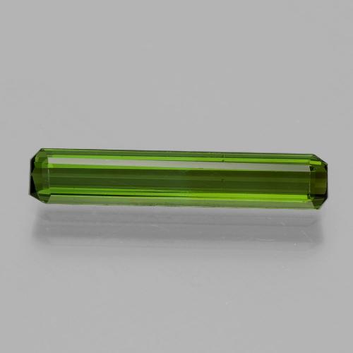 Forest Green Tourmaline Gem - 1.2ct Octagon Facet (ID: 398114)