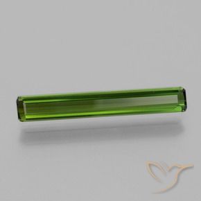1.41 ct Green Tourmaline Stone, Natural Tourmaline in Octagon Facet Shape for Sale