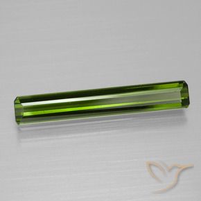 1.59 ct Green Tourmaline Stone, Natural Tourmaline in Octagon Facet Shape for Sale