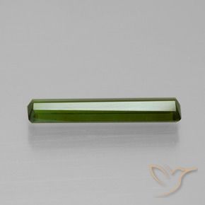 Tourmaline Gemstone in 17.2 x 3.4 mm Size for Sale, Tourmaline Stone in Deep Green Color