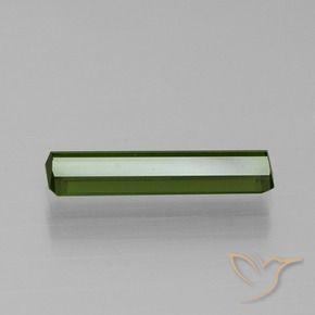 Tourmaline Gemstone in 14.2 x 3.4 mm Size for Sale, Tourmaline Stone in Yellowish Green Color