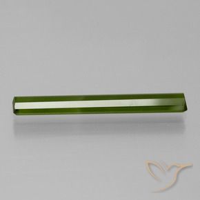Tourmaline Gemstone in 22.2 x 3.2 mm Size for Sale, Tourmaline Stone in Deep Green Color