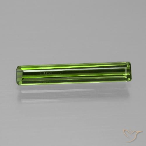 1.36ct Natural Forest Green Tourmaline, Emerald Cut, VVS-VS