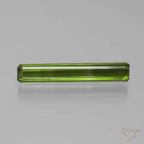 1.73ct Natural Forest Green Tourmaline, Emerald Cut, VVS-VS