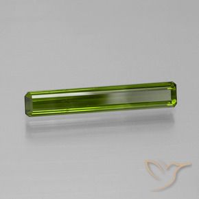 1.73 ct Green Tourmaline Stone, Natural Tourmaline in Octagon Facet Shape for Sale