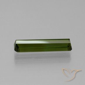 Tourmaline Gemstone in 14.5 x 3.6 mm Size for Sale, Tourmaline Stone in Earthy Green Color