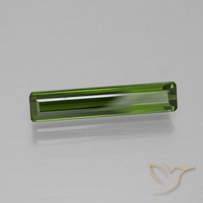 1.88 ct Green Tourmaline Stone, Natural Tourmaline in Octagon Facet Shape for Sale
