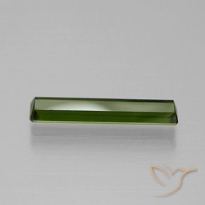 Tourmaline Gemstone in 17.7 x 3.6 mm Size for Sale, Tourmaline Stone in Forest Green Color