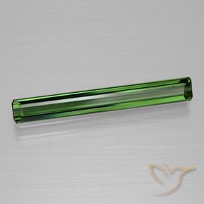 1.29 ct Green Tourmaline Stone, Natural Tourmaline in Octagon Facet Shape for Sale