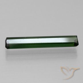 Tourmaline Gemstone in 17.9 x 3.5 mm Size for Sale, Tourmaline Stone in Medium Green Color