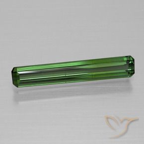 1.13 ct Green Tourmaline Stone, Natural Tourmaline in Octagon Facet Shape for Sale
