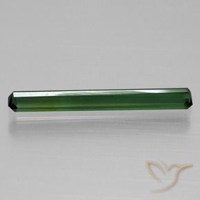 Tourmaline Gemstone in 21.1 x 2.8 mm Size for Sale, Tourmaline Stone in Deep Green Color