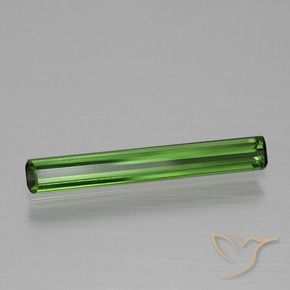 1.08 ct Green Tourmaline Stone, Natural Tourmaline in Octagon Facet Shape for Sale