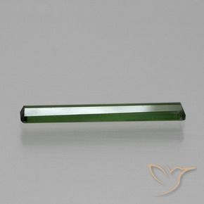 Tourmaline Gemstone in 19.5 x 2.8 mm Size for Sale, Tourmaline Stone in Forest Green Color