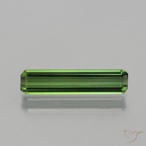 1.04ct Natural Earthy Green Tourmaline, Emerald Cut, VVS-VS