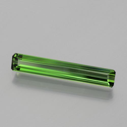 1.31 ct Green Tourmaline Stone, Natural Tourmaline in Octagon Facet Shape for Sale