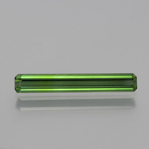 Dark Green Tourmaline Gem - 1.1ct Octagon Facet (ID: 398187)