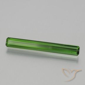 1.76 ct Green Tourmaline Stone, Natural Tourmaline in Octagon Facet Shape for Sale
