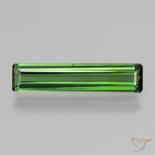 Medium-Dark Green Turmalin Edelstein - 1.4ct Oktagon facettiert (ID: 398846)