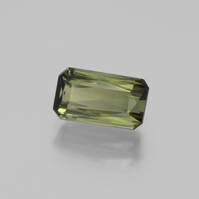 1.17 ct Green Tourmaline Stone, Natural Tourmaline in Octagon / Scissor Cut Shape for Sale