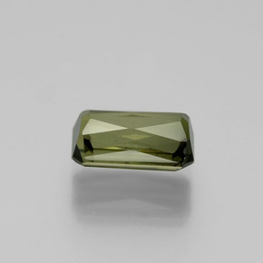 Tourmaline Gemstone in 7.8 x 4.5 mm Size for Sale, Tourmaline Stone in Earthy Green Color