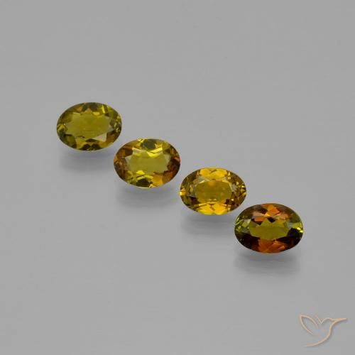 2.07 ct Brown Tourmaline, 6.2 x 4.6 mm Oval Cut From Mozambique, Photo A