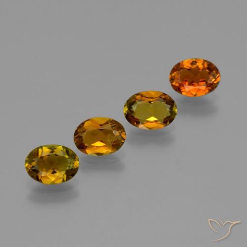 2.62 ctw Brown Tourmaline Stones, Natural Tourmaline in Oval Facet Shape for Sale