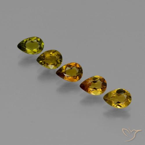 2.50ctw Natural Warm Brown Tourmaline, Pear Shape, VVS-VS