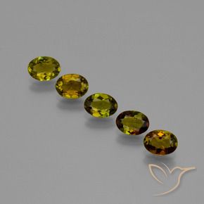 2.48 ctw Brown Tourmaline Stones, Natural Tourmaline in Oval Facet Shape for Sale