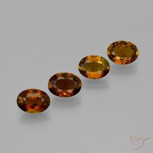3.68 ct Brown Tourmaline, 7.5 x 5.6 mm Oval Cut From Mozambique, Photo A