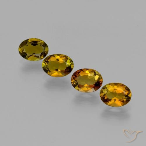 3 ct Brown Tourmaline, 6.7 x 5 mm Oval Cut From Mozambique, Photo A