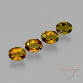 3.00 ctw Brown Tourmaline Stones, Natural Tourmaline in Oval Facet Shape for Sale
