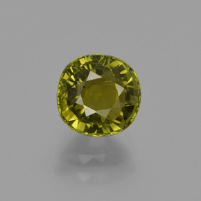 Medium-Dark Green Tourmaline Gem - 1.4ct Oval Facet (ID: 412951)