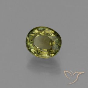 1.06 ct Brown Tourmaline Stone, Natural Tourmaline in Oval Facet Shape for Sale