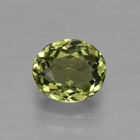 Light Green Tourmaline Gem - 1.3ct Oval Facet (ID: 413247)