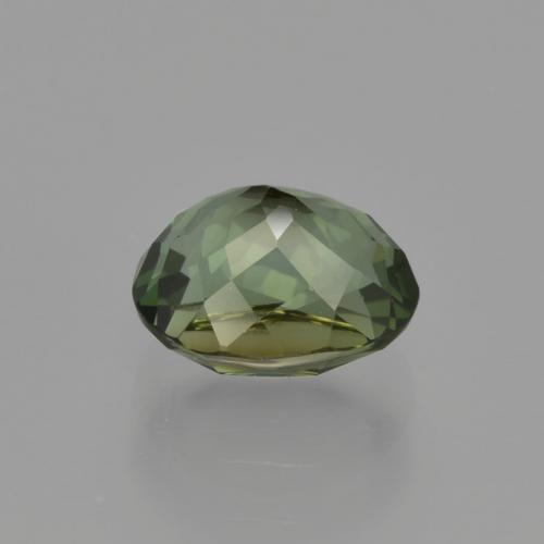 Tourmaline Gemstone in 7.1 x 5.6 mm Size for Sale, Tourmaline Stone in Brownish Green Color