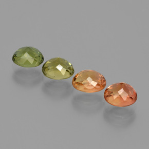 Tourmaline Gemstones in 5.5 x 4.9 mm Size for Sale, Tourmaline Stones in Multicolor Color