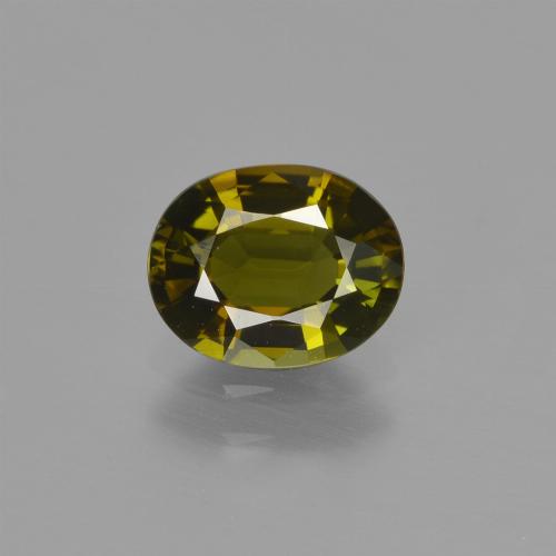 Reddish Brown Tourmaline Gem - 1ct Oval Facet (ID: 413361)