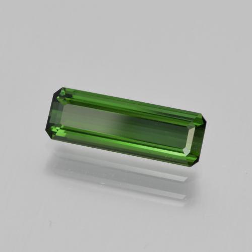 1.58 ct Green Tourmaline Stone, Natural Tourmaline in Octagon Facet Shape for Sale