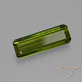 1.77 ct Green Tourmaline Stone, Natural Tourmaline in Octagon Facet Shape for Sale