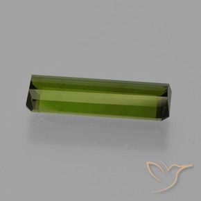 Tourmaline Gemstone in 13.2 x 4.6 mm Size for Sale, Tourmaline Stone in Deep Green Color