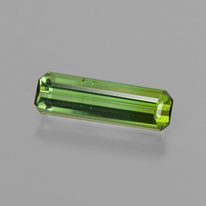 1.13 ct Green Tourmaline Gemstone, Tourmaline Gem in Octagon Facet Shape for Sale.