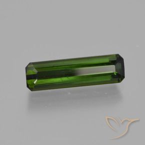 2.02 ct Green Tourmaline Stone, Natural Tourmaline in Octagon Facet Shape for Sale