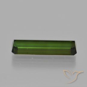 Tourmaline Gemstone in 16.7 x 4.7 mm Size for Sale, Tourmaline Stone in Forest Green Color