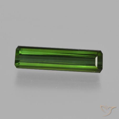 1.91ct Natural Forest Green Tourmaline, Emerald Cut, VVS-VS