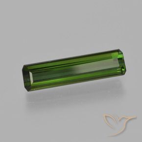 1.91 ct Green Tourmaline Stone, Natural Tourmaline in Octagon Facet Shape for Sale