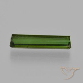 Tourmaline Gemstone in 15.1 x 3.9 mm Size for Sale, Tourmaline Stone in Forest Green Color