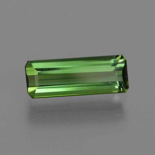 1.82 ct Green Tourmaline Stone, Natural Tourmaline in Octagon Facet Shape for Sale