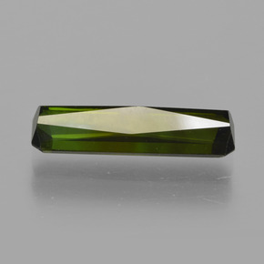 Tourmaline Gemstone in 13.8 x 4 mm Size for Sale, Tourmaline Stone in Dark Green Color