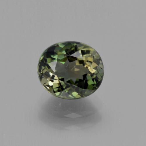 Deep Green Tourmaline Gem - 1.5ct Oval Facet (ID: 415171)